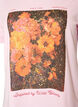 T-shirt i bomull med tryck framtill, Rosa, Packshot image number 2