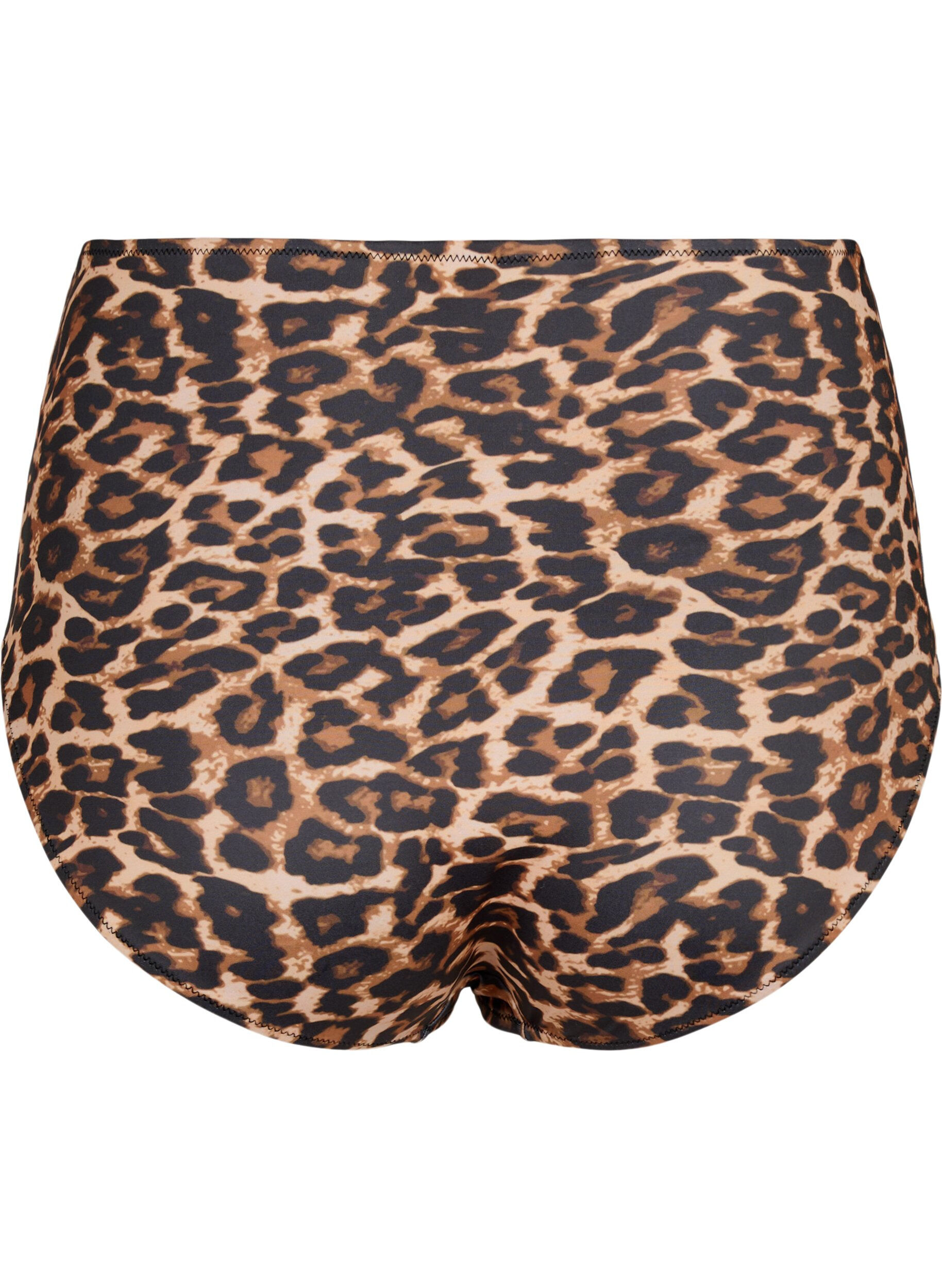 Zizzi H&ouml;g bikinitrosa med leopardtryck, Leopard Print, Packshot image number 1