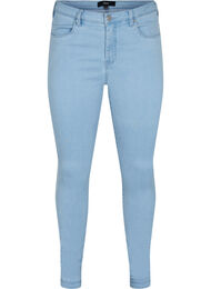 Super slim Amy jeans med h&ouml;g midja, Ex Lt Blue