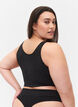 Seamless bh med glitter, Black w. Lurex, Model image number 1