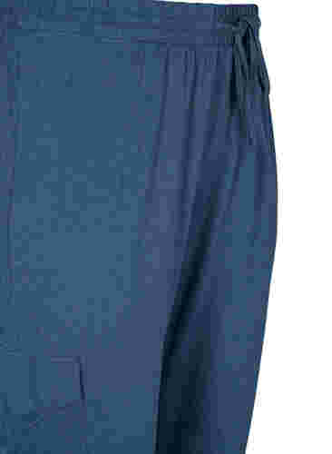 Sweatpants med cargofickor, Insignia Blue Mel. , Packshot image number 2