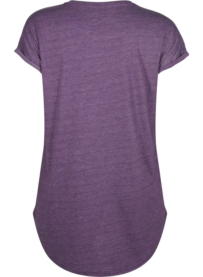 Kort&auml;rmat nattlinne med texttryck, , Packshot image number 1