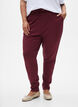 Croppade Maddison-byxor, M&ouml;rk Bordeaux, Model image number 3