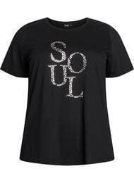 FLASH - T-shirt med tryck, Svart