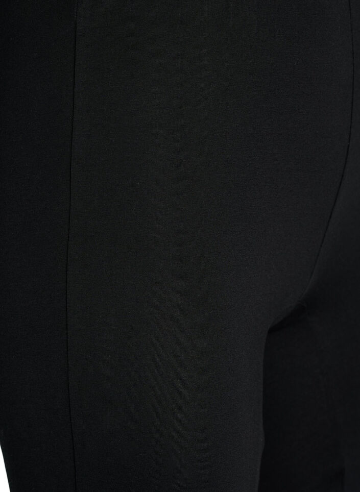 Trosor i bomull med l&aring;nga ben, Svart, Packshot image number 2