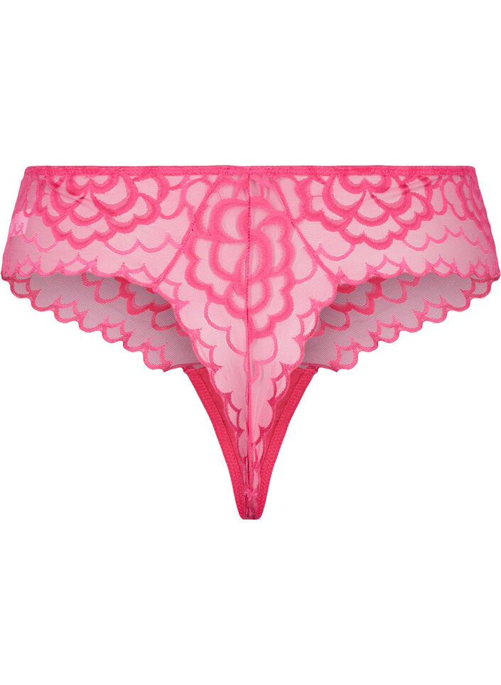 G-string med spets och normalhög midja, Jazzy, Packshot image number 1