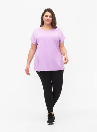 Kortärmad t-shirt för träning, African Violet, Model image number 2