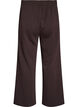 Sweatpants med h&ouml;g midja och vida ben, Brun, Packshot image number 1