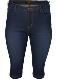Slim fit Emily capri-jeans, Blue denim