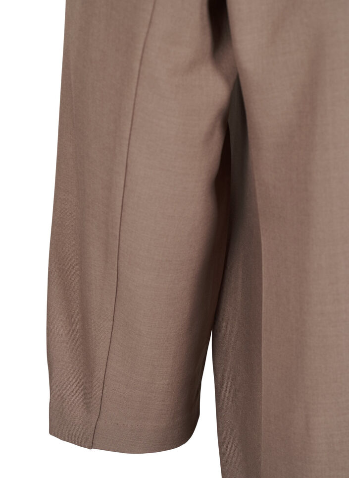 Dubbelknäppt blazerklänning, Walnut, Packshot image number 3