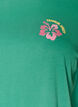 T-shirt i ekologisk bomull med tryck p&aring; ryggen, Gr&ouml;n, Packshot image number 2