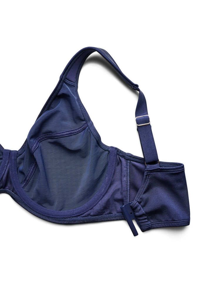 Helt&auml;ckande bikinitopp med bygel, Bl&aring;, Packshot image number 3