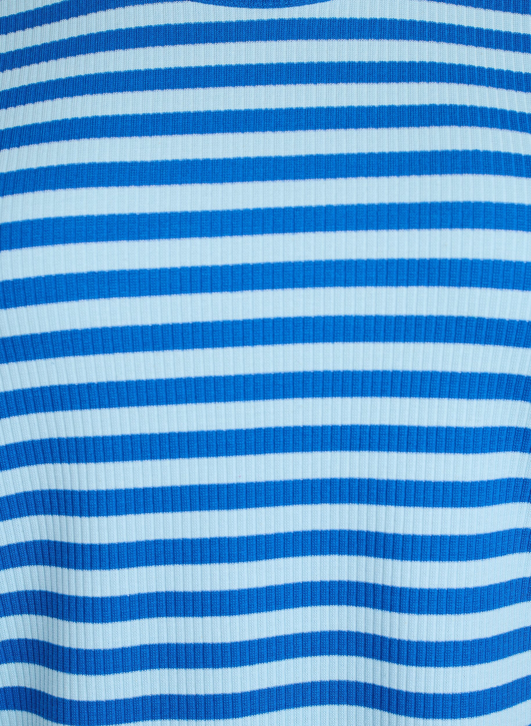 ZizziRandig blus med l&aring;nga &auml;rmar, Bl&aring;, Packshot image number 2