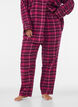 Rutiga pyjamasbyxor i bomull, R&ouml;d, Model image number 2