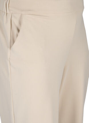 Enfärgade culottebyxor med fickor, Off White, Packshot image number 2