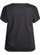 T-shirt i bomull med virkad detalj, Svart, Packshot image number 1