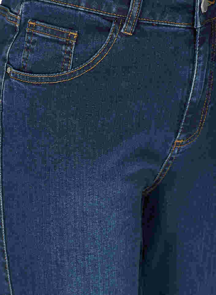 Ellen bootcut jeans med hög midja, Dark Blue, Packshot image number 2