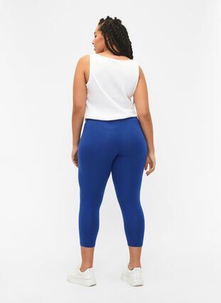 3/4 bas-leggings, Monaco Blue, Model image number 1