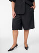 L&ouml;sa Bermudashorts med h&ouml;g midja, Svart, Model image number 3