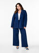 Jeansblazer med fickor, Blå, Model image number 1