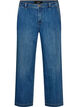 Wide fit Myra-jeans med h&ouml;g midja, Bl&aring;, Packshot image number 0