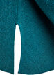 Stickad tr&ouml;ja med diagonalt m&ouml;nster och raglan&auml;rm, Gr&ouml;n, Packshot image number 3