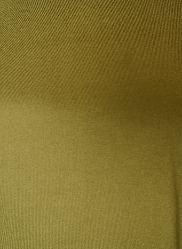 T-shirt med draperad detalj, Gr&ouml;n, Packshot image number 2