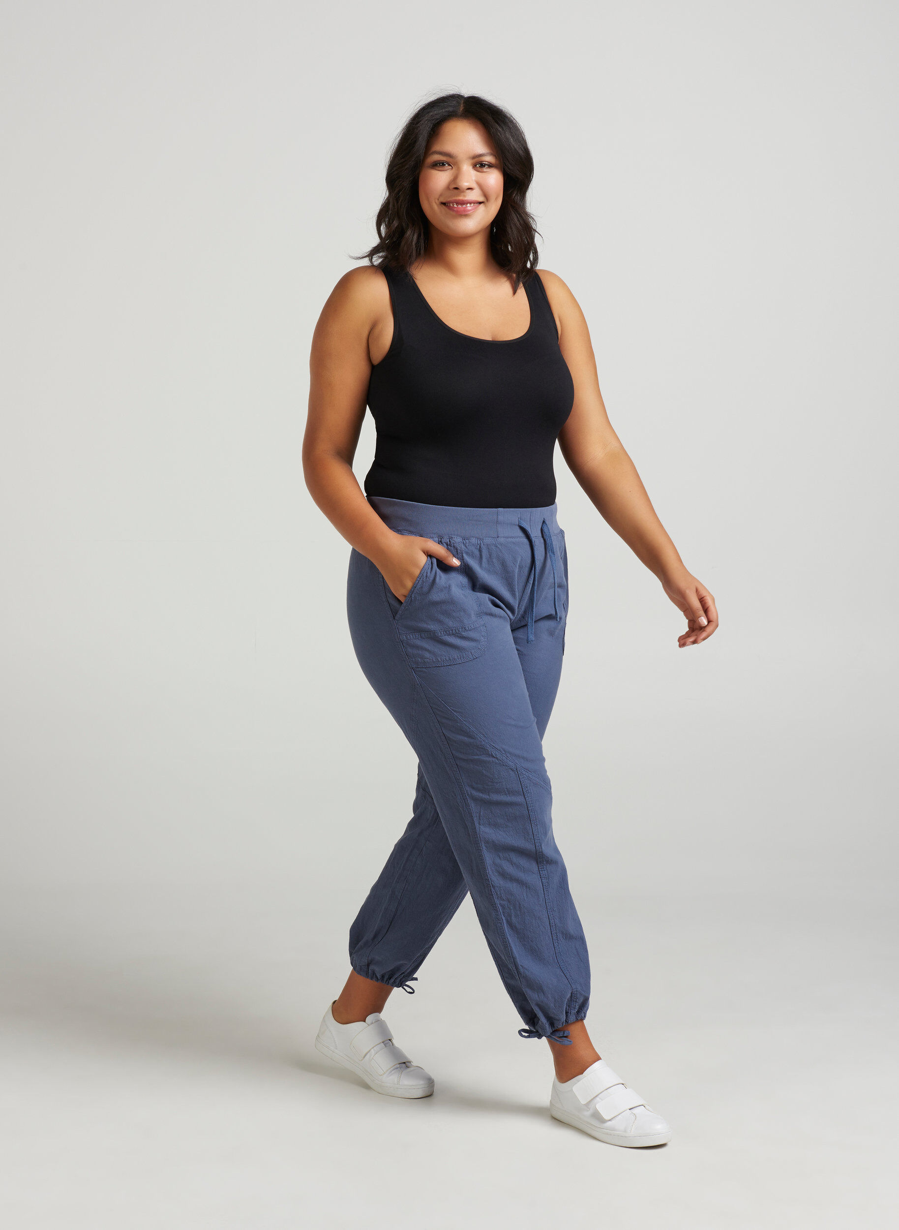 Zizzi S&ouml;ml&ouml;st linne, Black, Model image number 0