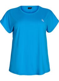 Enf&auml;rgad tr&auml;nings-T-shirt, Bl&aring;