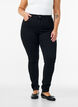 Amy jeans med h&ouml;g midja och super slim fit, Svart, Model image number 2
