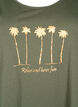 Ärmlös bomullsklänning med a-linjeform, Thyme W. Palm trees, Packshot image number 2