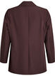 Klassisk blazer med kn&auml;ppning, Brun, Packshot image number 1