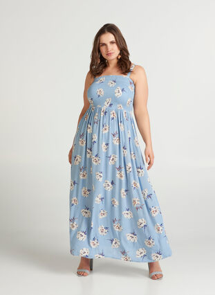 Dress, Light Blue Flower, Model image number 2