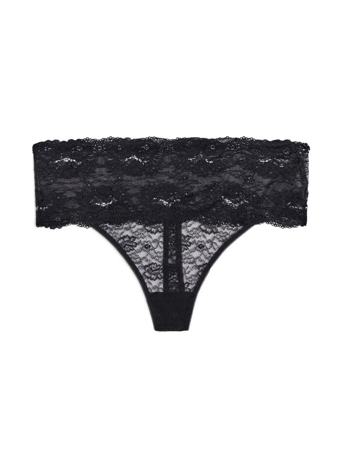 2-pack G-string , Svart, Packshot image number 2