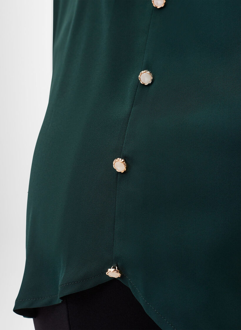 Långärmad skjorta med volangkrage, Scarab, Model image number 2