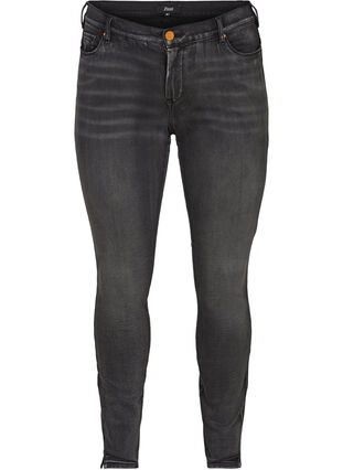 Extra slim Sanna Jeans, Dark Grey Denim, Packshot image number 0