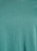 Enkel t-shirt i bomull med rund halsringning, Gr&ouml;n, Packshot image number 2
