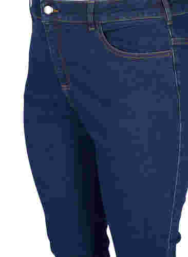 Ellen bootcut jeans med hög midja, Unwashed, Packshot image number 2