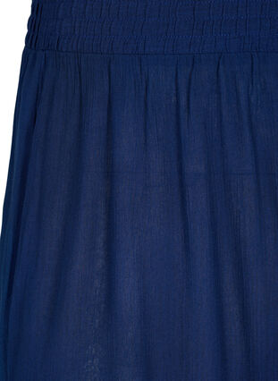 Shorts i viskos med hög midja, Medieval Blue, Packshot image number 2