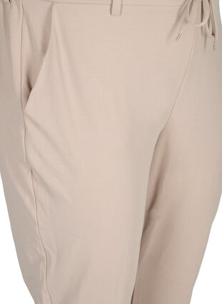 Byxor med fickor och dragsko, Pure Cashmere, Packshot image number 2
