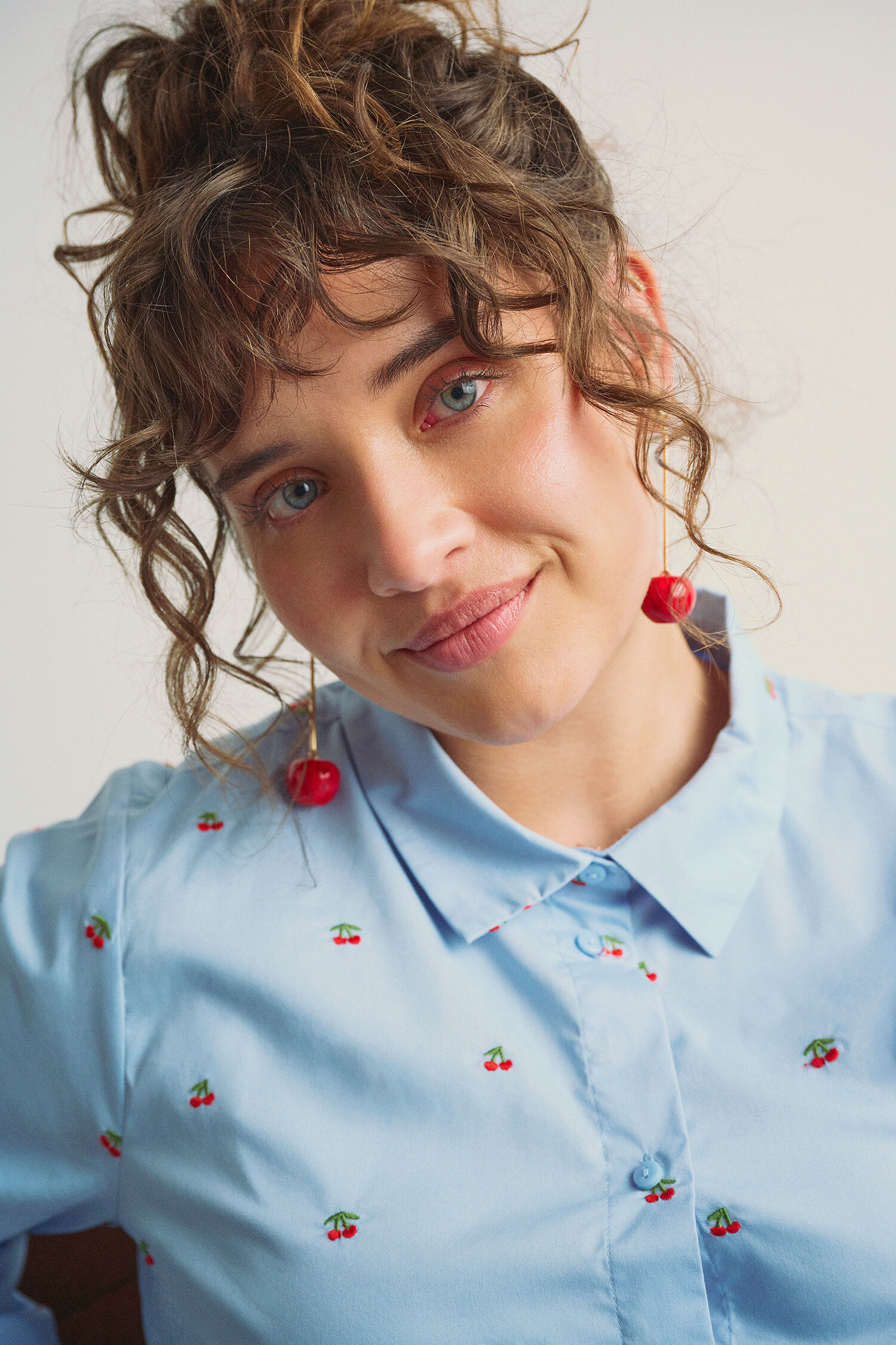 Zizzi Skjorta med k&ouml;rsb&auml;r, , Model