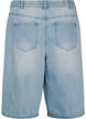 Jeansshorts med h&ouml;g midja, Bl&aring;, Packshot image number 1
