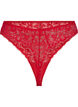 G-string i spets med normalhög midja, Red Ass., Packshot image number 1