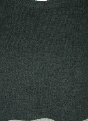 Randig stickad tröja med ribbstickad kant, Urban Chic Comb, Packshot image number 2