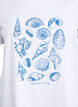 T-shirt med tryckt detalj, Vit, Packshot image number 2