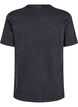 T-shirt med öljetter och tryck, Grey Washed , Packshot image number 1