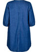 Kort jeanskl&auml;nning med 3/4-&auml;rm, Bl&aring;, Packshot image number 1