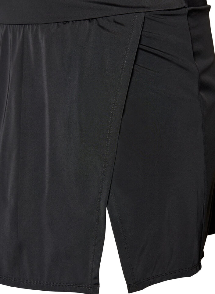 Bikinitrosa med brief och omlotteffekt, Svart, Packshot image number 2