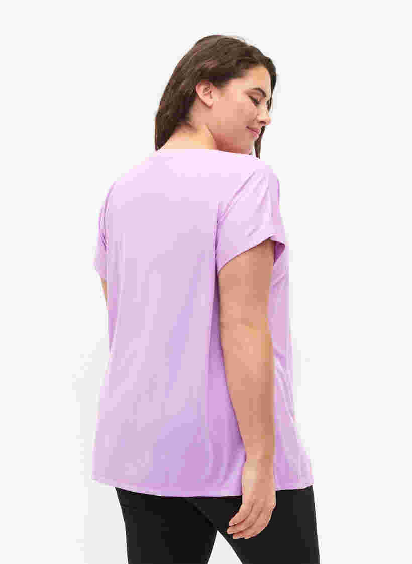 Kortärmad t-shirt för träning, African Violet, Model image number 1
