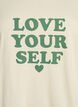 T-shirt med tryck, Gul, Packshot image number 2